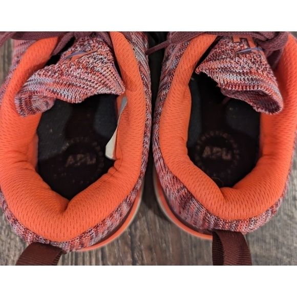 APL Techloom Pro Propelium Pink Orange Lace Up Sneakers Size 7 - Picture 9 of 13